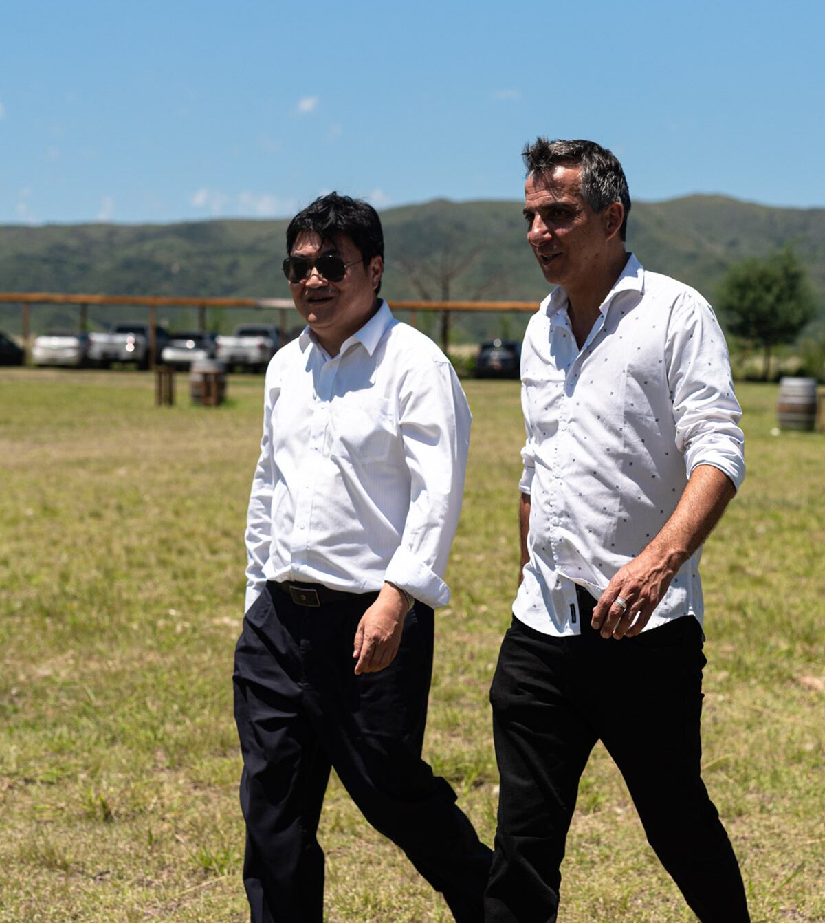 Visita de empresarios chinos a Villa Ciudad Parque, en Córdoba. (Gentileza Municipalidad de Villa Ciudad Parque)
