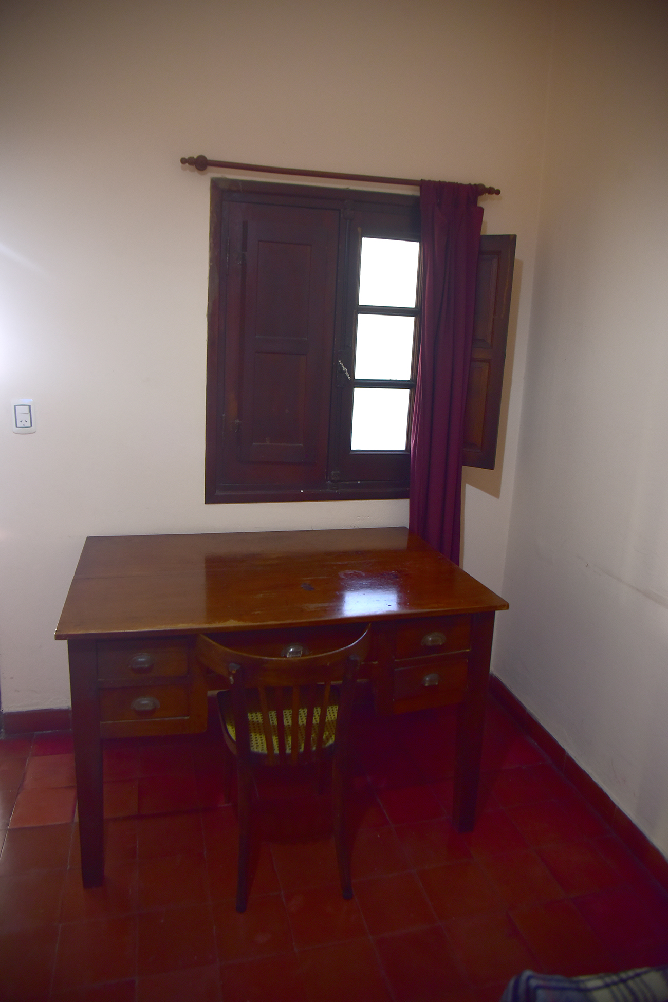 Habitación del Papa Francisco durante su estadía en la Residencia Jesuita de Córdoba. (Pedro Castillo / La Voz)