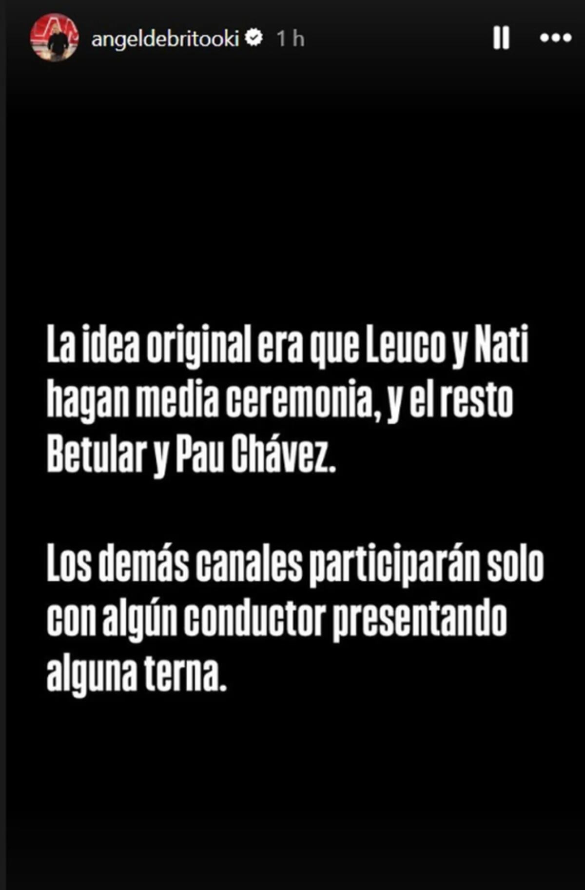 La batalla de los streaming según ángel de Brito. (Captura)
