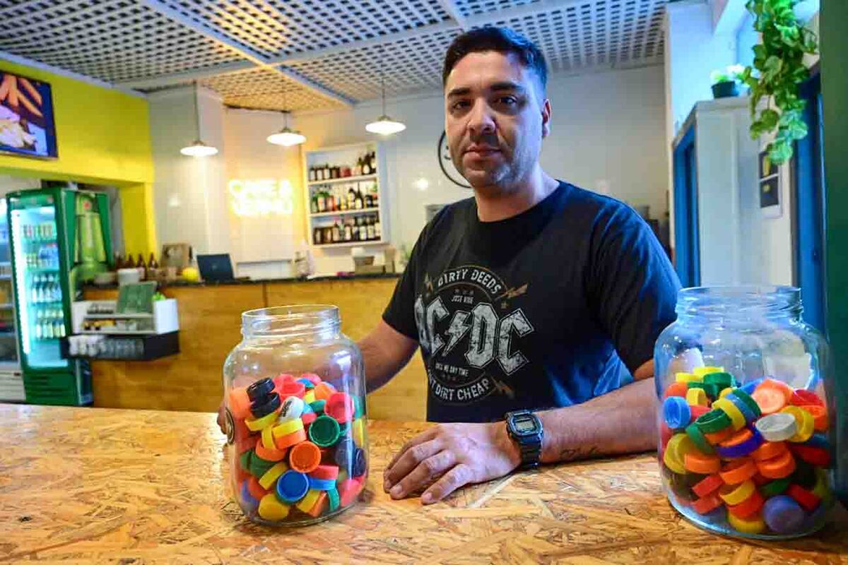 José busca generar contagio en la cultura recicladora desde su negoicio (La Voz)