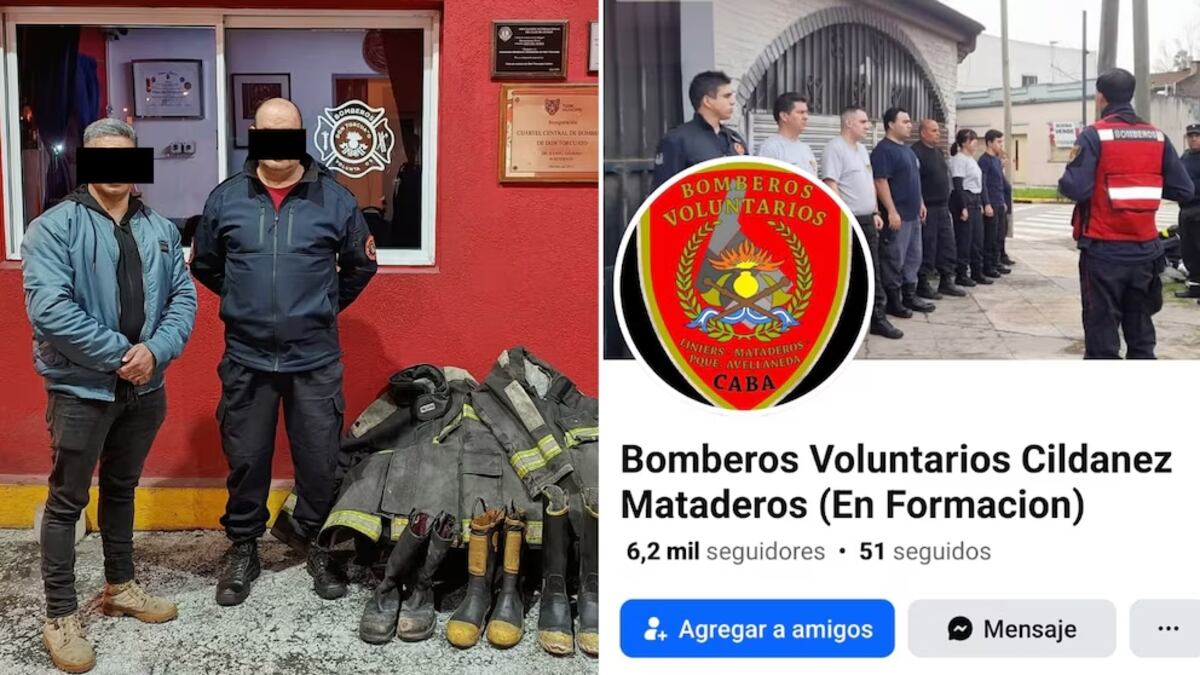 Se hacían pasar por bomberos y estafaban a vecinos con falsas colectas. (Gentileza)