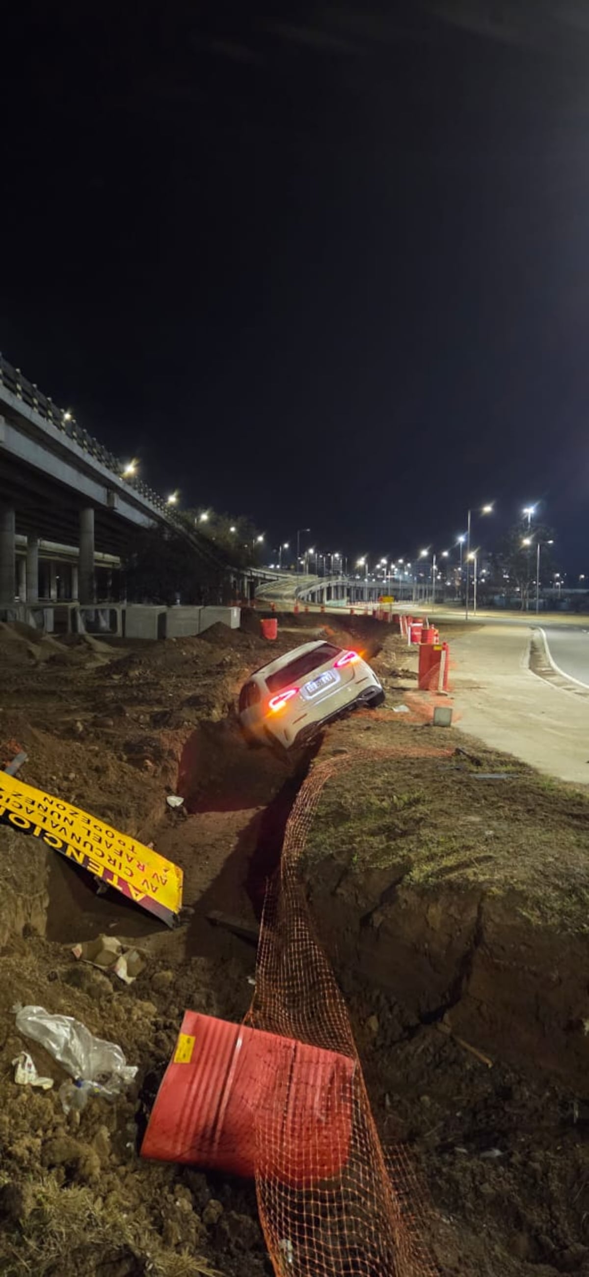 Así quedó el auto. (Policía)
