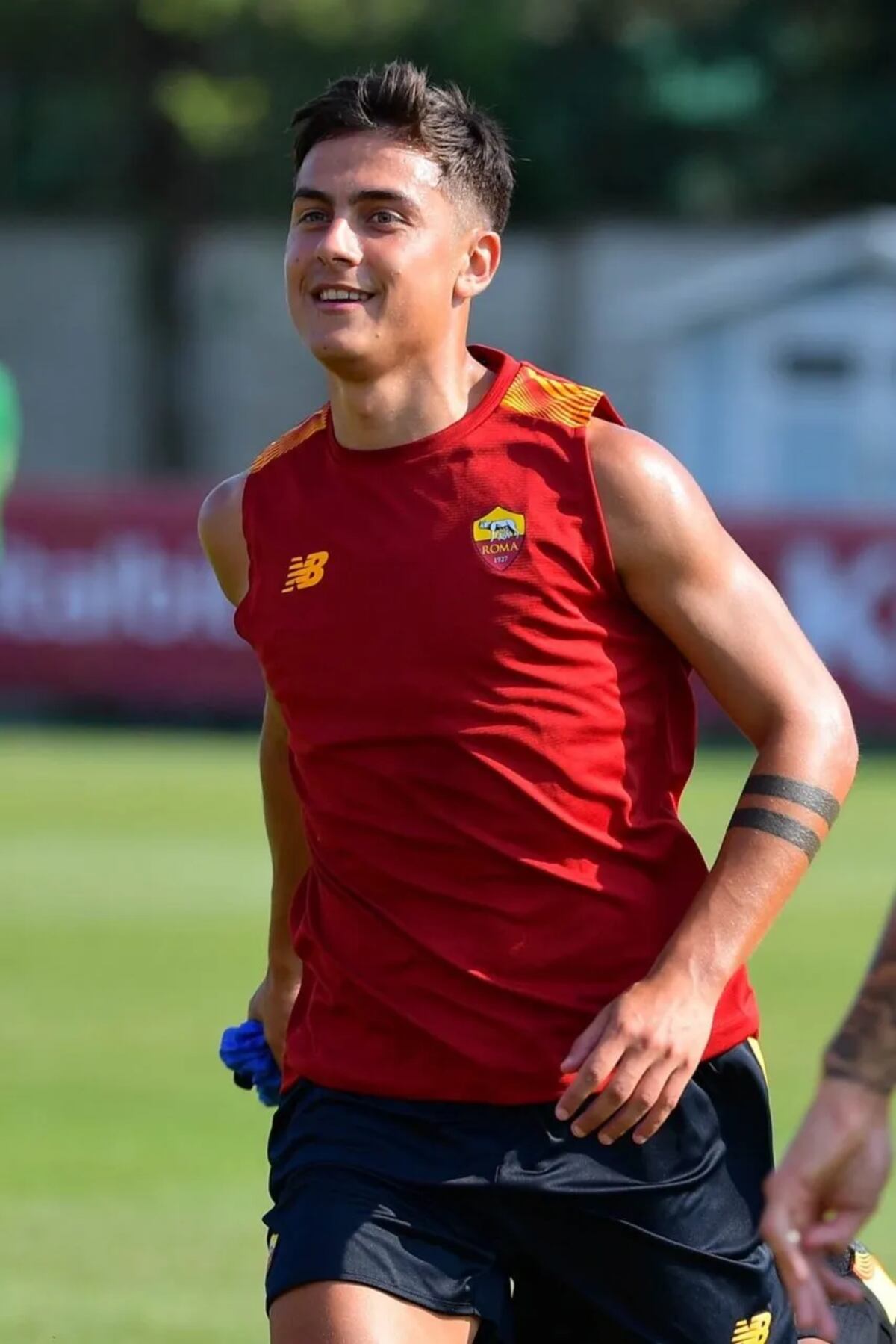 El cordobés Paulo Dybala lleva adelante su recuperación. El sueño de estar en el Mundial toma fuerza. (Prensa Roma).