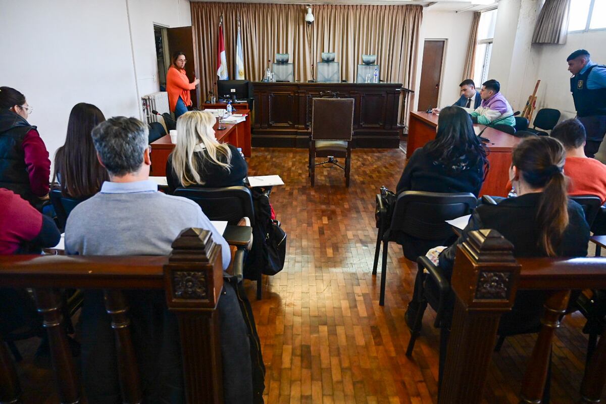 La sala de juicios orales en los tribunales de Villa María. (La Voz/ Archivo)