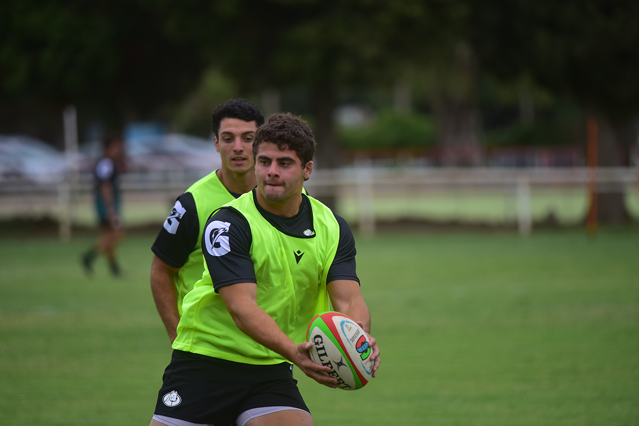 Faustino Sánchez Valarolo en un entrenamiento de Dogos XV en el Jockey Club Córdoba. (Pedro Castillo / La Voz)