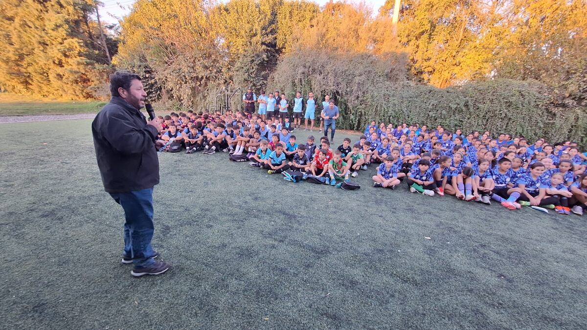 Capitanía, la actividad que organiza Belgrano todos los años para las divisiones inferiores del club. (La Voz)