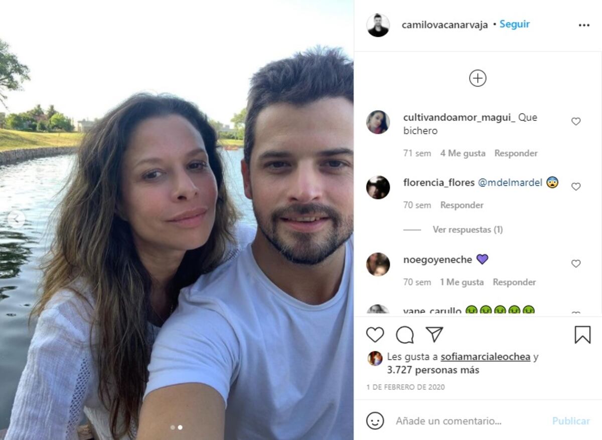 Camilo y Julieta Ortega. (Instagram Camilo Vaca Narvaja)