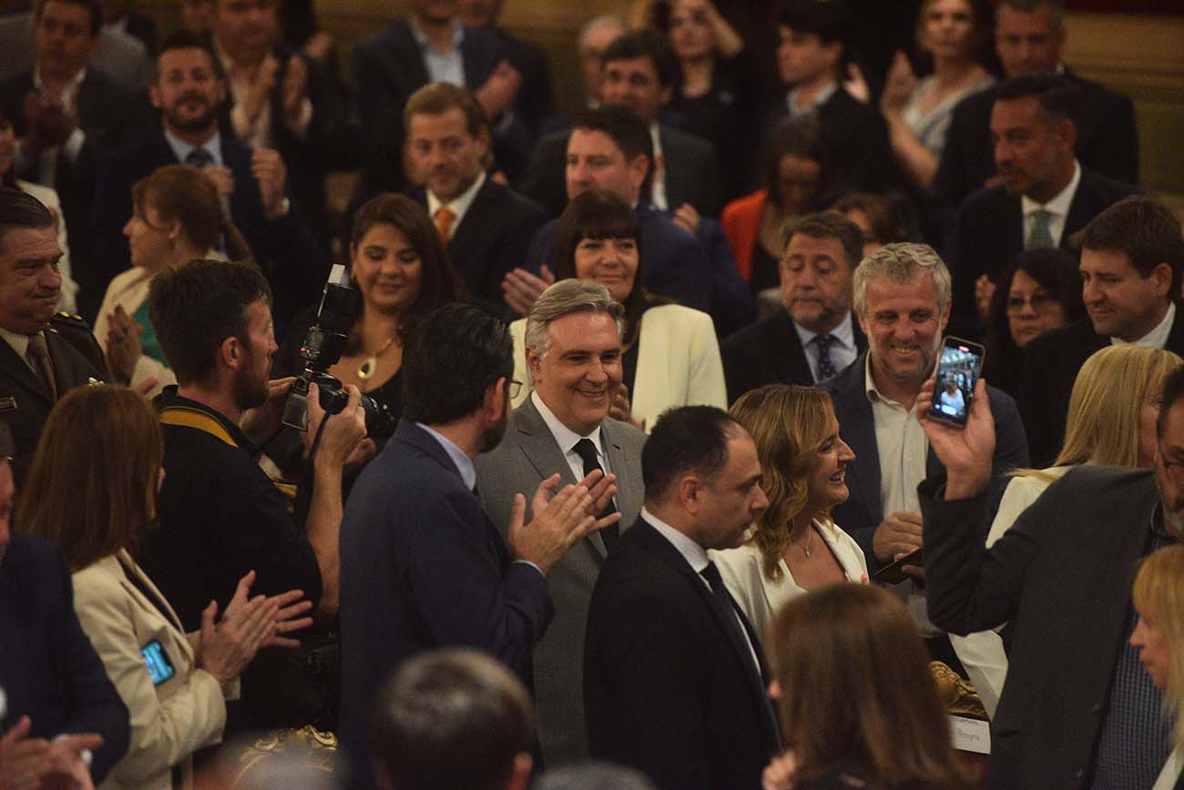 Martín Llaryora Acto de proclamación de las autoridades electas en los últimos comicios provinciales Foto: (Pedro Castillo / La Voz)