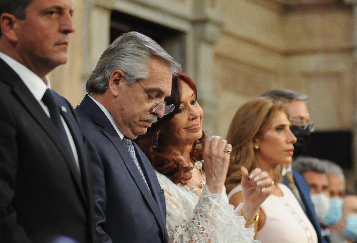 Pandemia. El presidente Alberto Fernández hizo un balance muy optimista sobre cómo se gestionó la vacunación contra el Covid. (Federico López Claro)