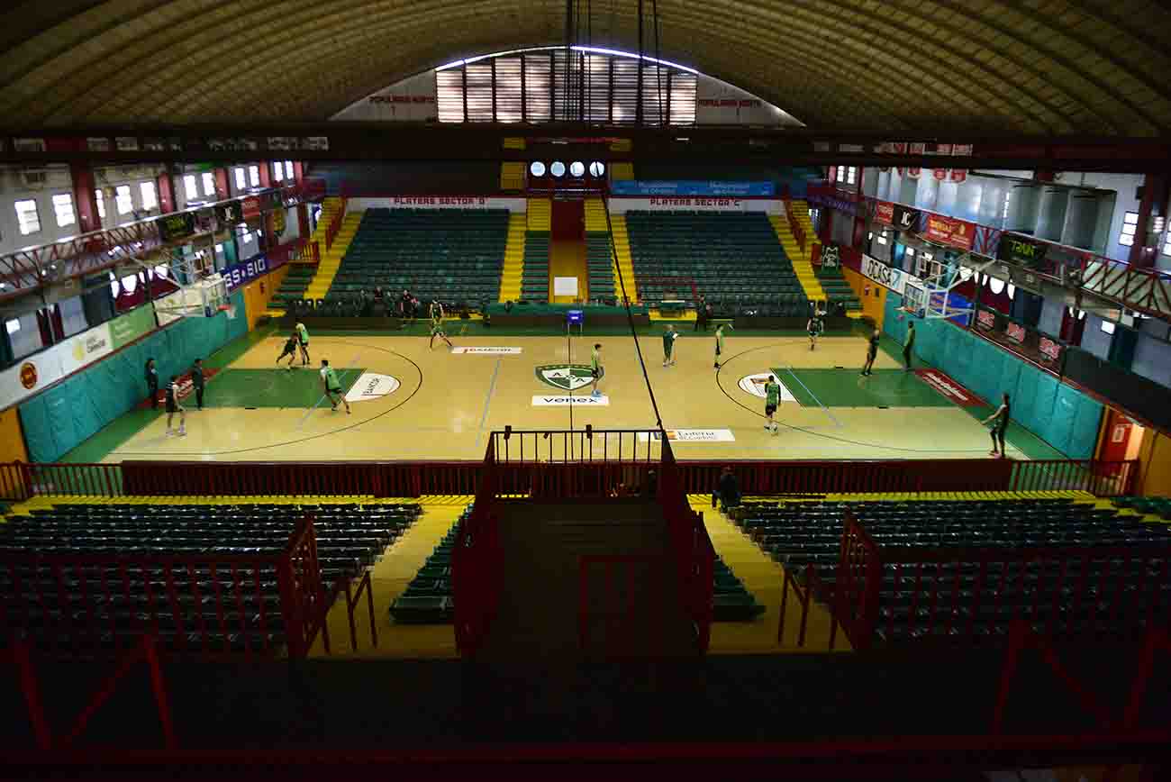 El Cerutti, estadio mítico del básquet de Córdoba. ( Ramiro Pereyra / La Voz)