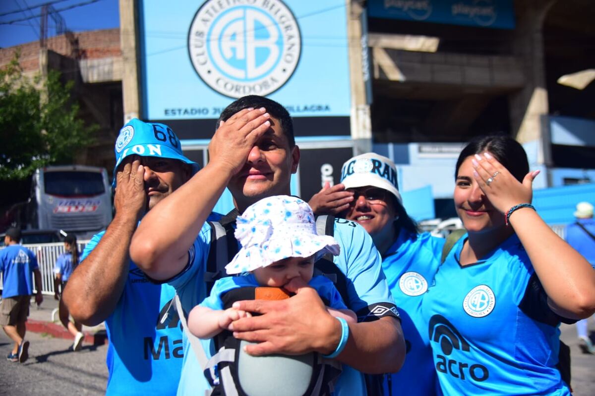 Cara 'e Cancha de Belgrano en la previa del partido con Club Atlético Unión. (Javier Ferreyra / La Voz)