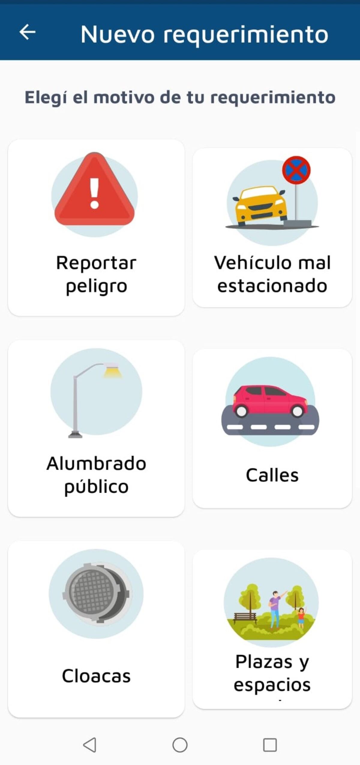 La App Ciudadana sumó la función de denuncias por vehículos mal estacionados.