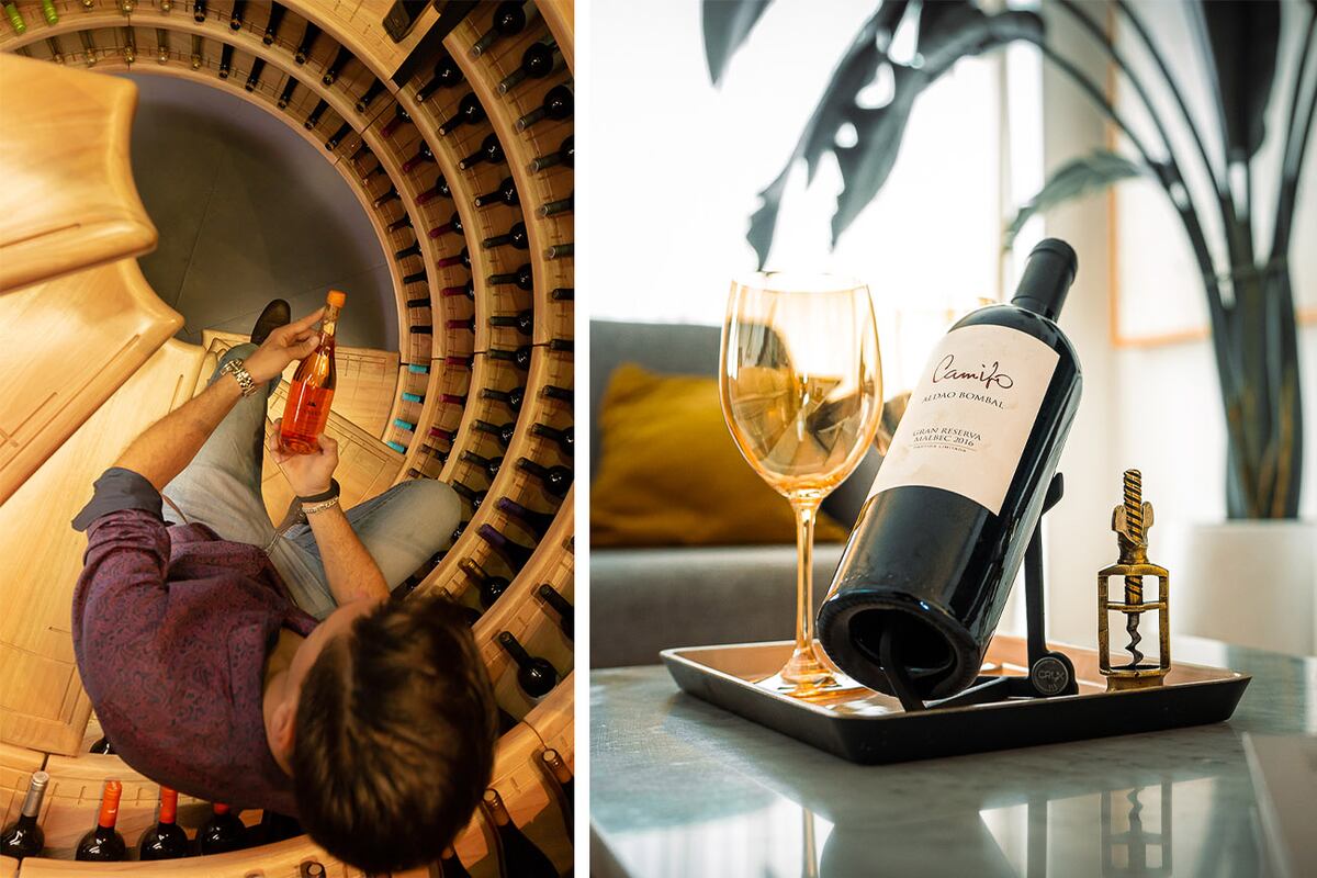 Las cavas subterráneas ofrecen una temperatura y humedad ideales para la conservación del vino.