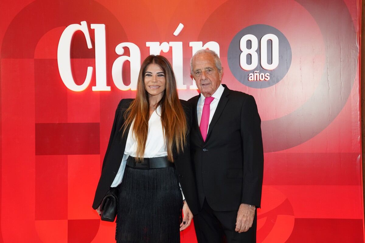 Zulemita Menem y D'onofrio. (Clarín)