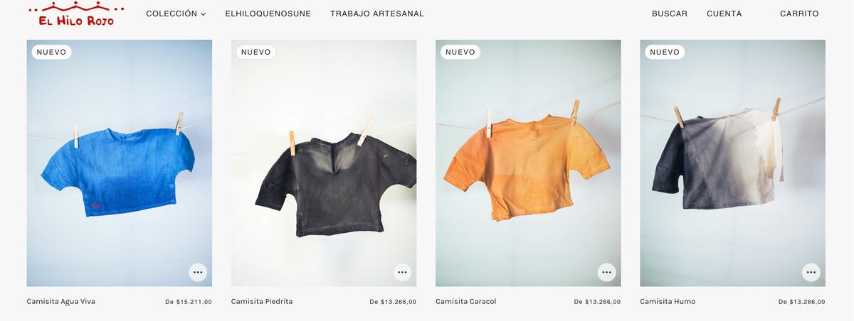 Las prendas de El Hilo Rojo Atelier