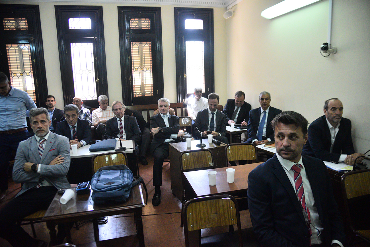 Propuesta. Los imputados y sus defensores concretaron una propuesta reparadora que cuenta con el aval del fiscal Carlos Gonella. (Pedro Castillo / La Voz)