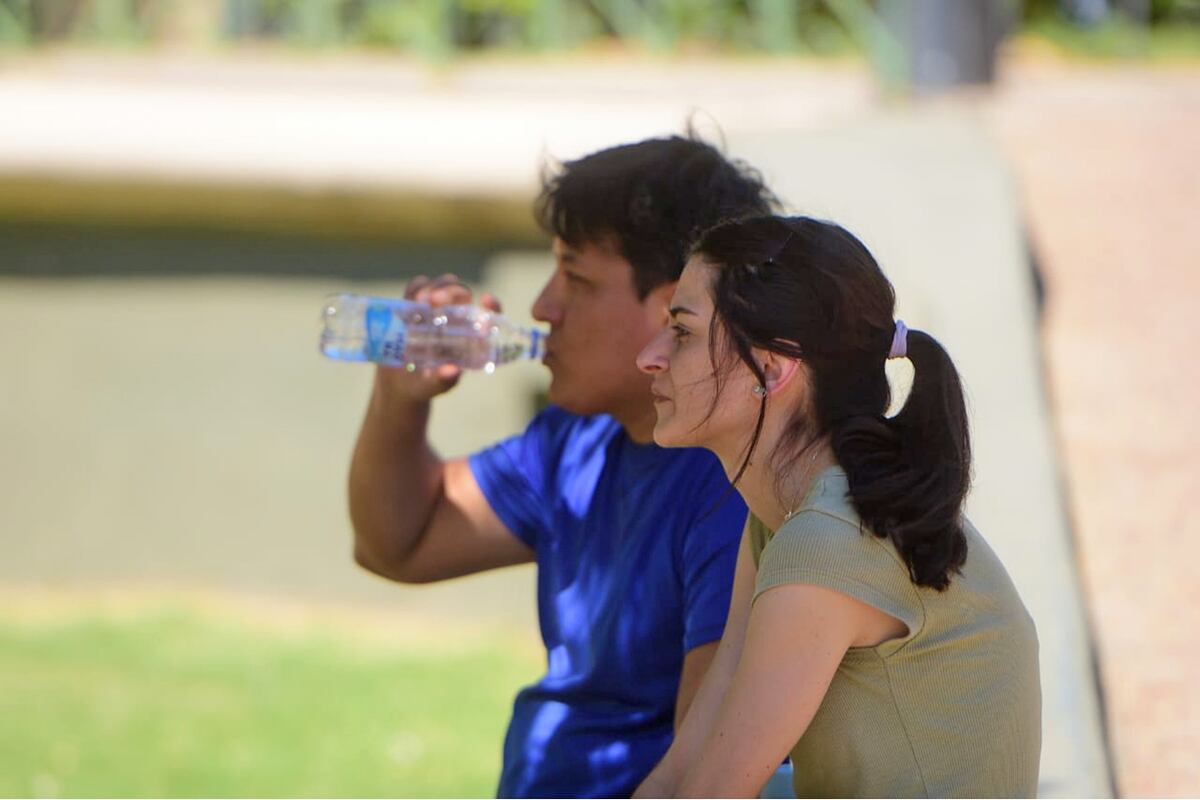 Intenso calor en Córdoba. (José Gabriel Hernández / La Voz)