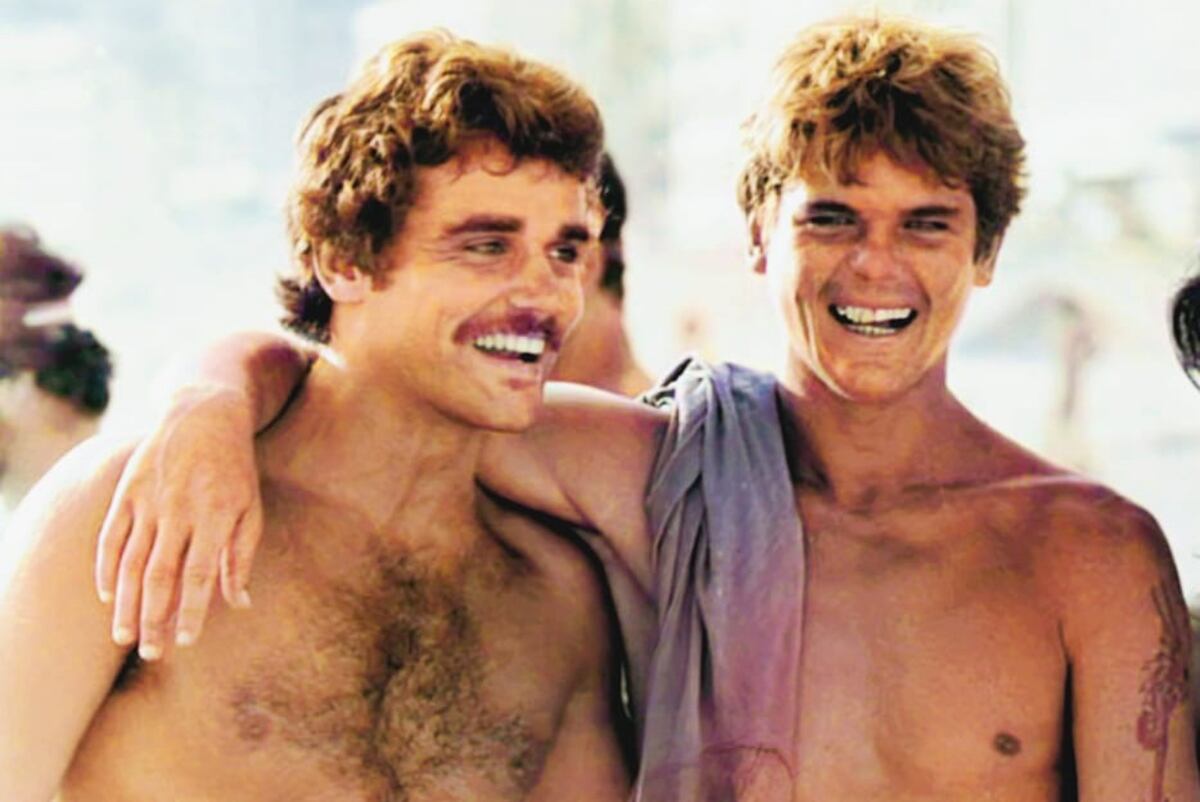 Caetano Veloso y Petti, su "garoto de Ipanema", en Arpoador.