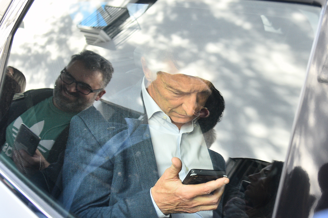 Macri en la Bolsa de Comercio ( Pedro Castillo / La Voz)