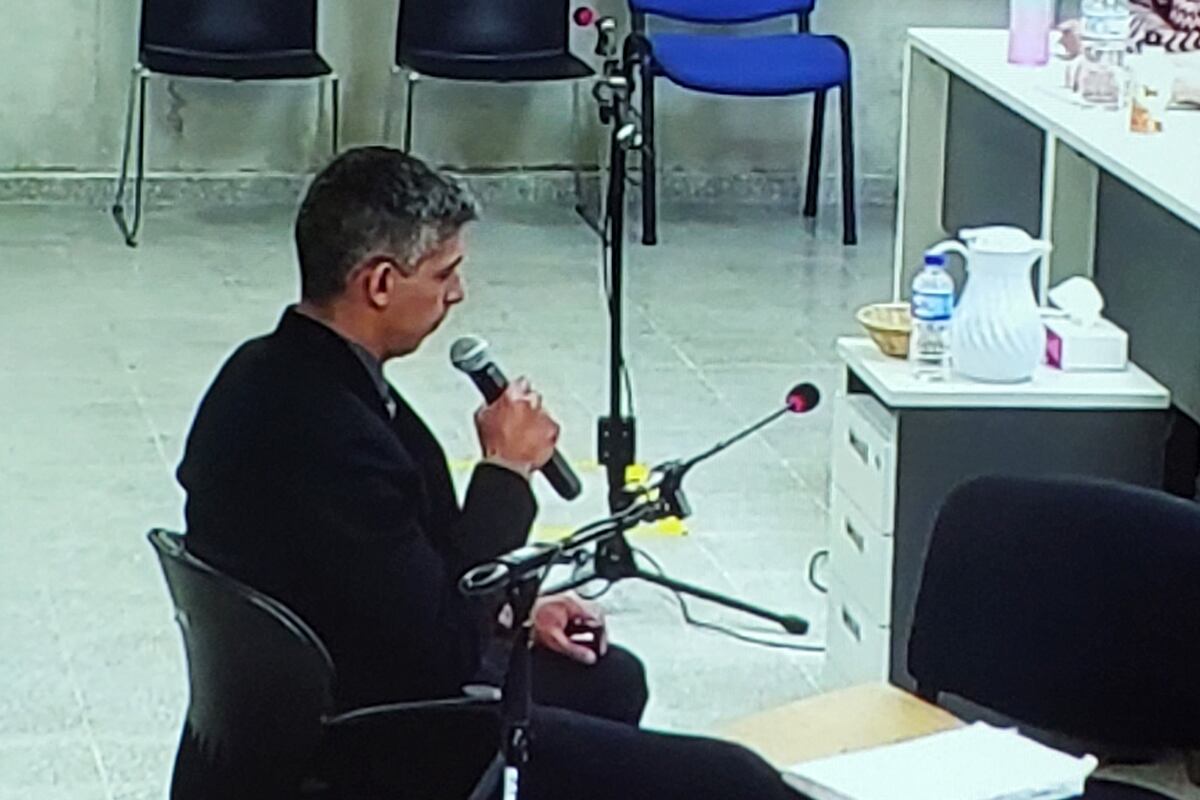 Juicio por las muertes del Neonatal. Declara el comisario Néstor Andrés Biscotti. (Ramiro Pereyra / La Voz)