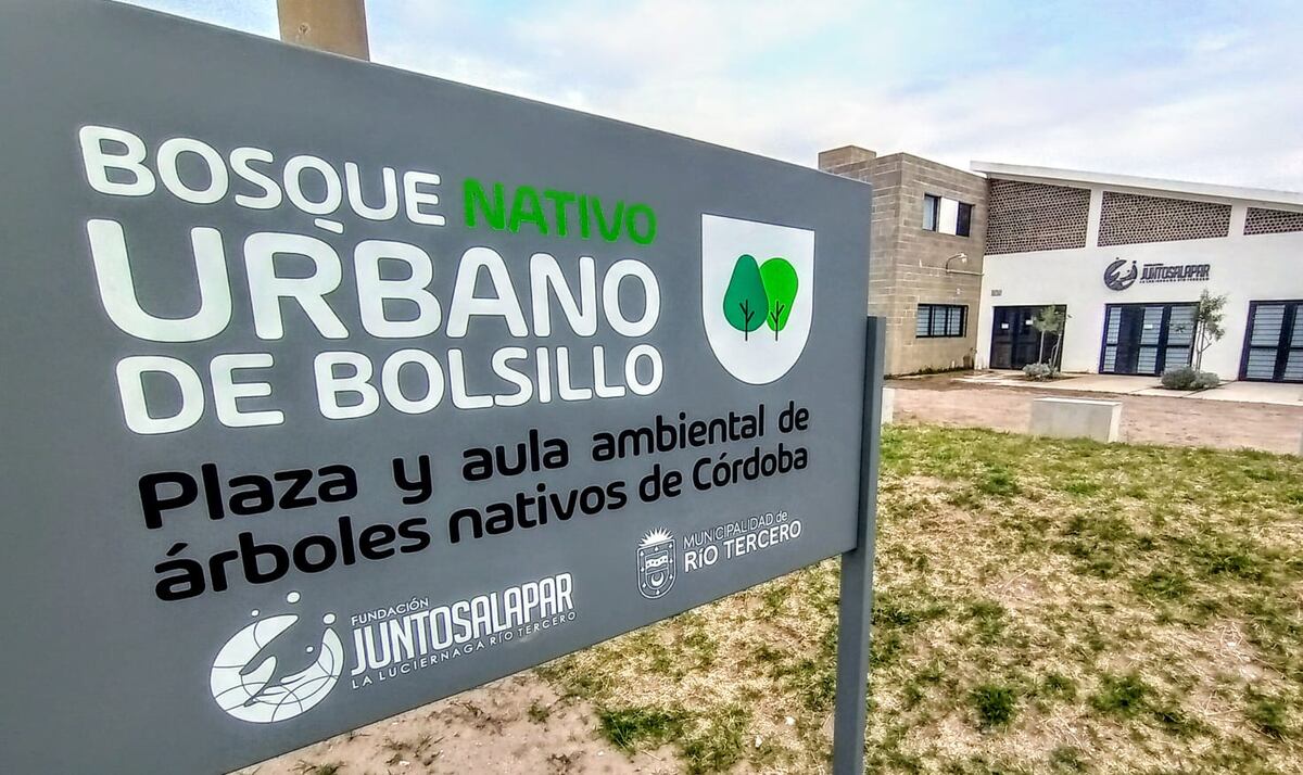 Río Tercero presenta su primer "bosque nativo urbano de bolsillo". (La Voz)