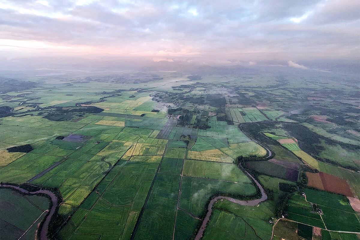 IMPONENTE. Panorámica exclusiva desde el globo.