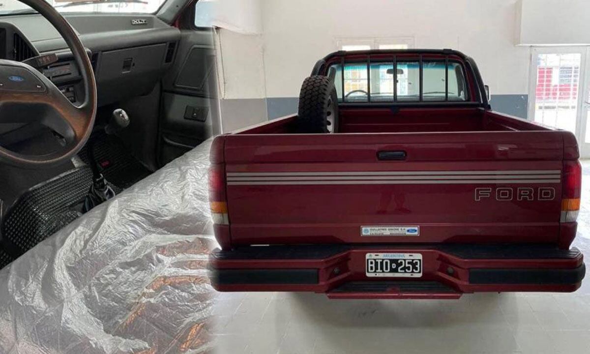 La Ford F-100 que está impecable, con 30 años de antigüedad y encontrada en un salón de Córdoba. (Autotest)