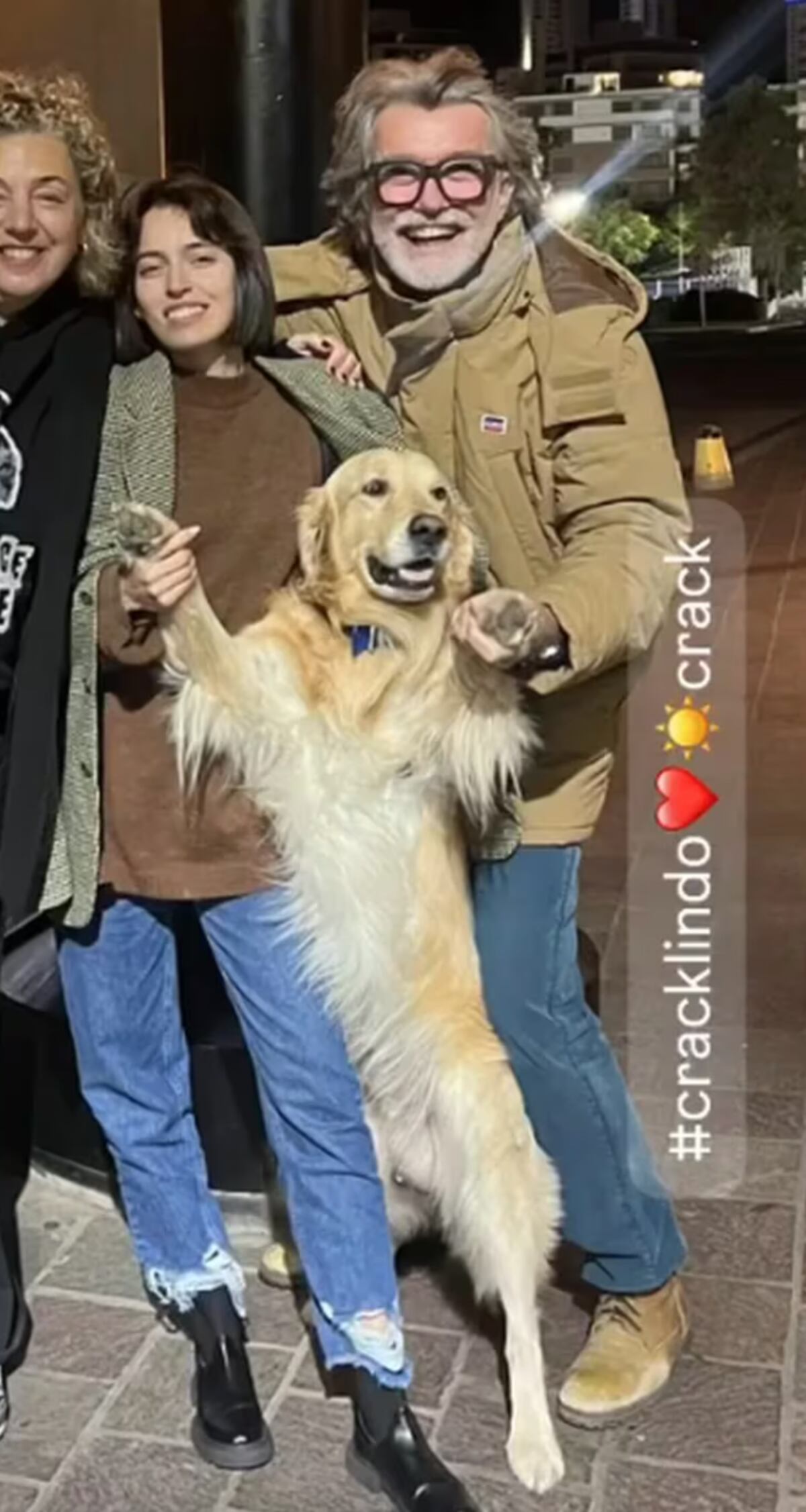 Pancho Dotto y Karen Ramírez, su novia de 25 años. (Foto: Instagram)