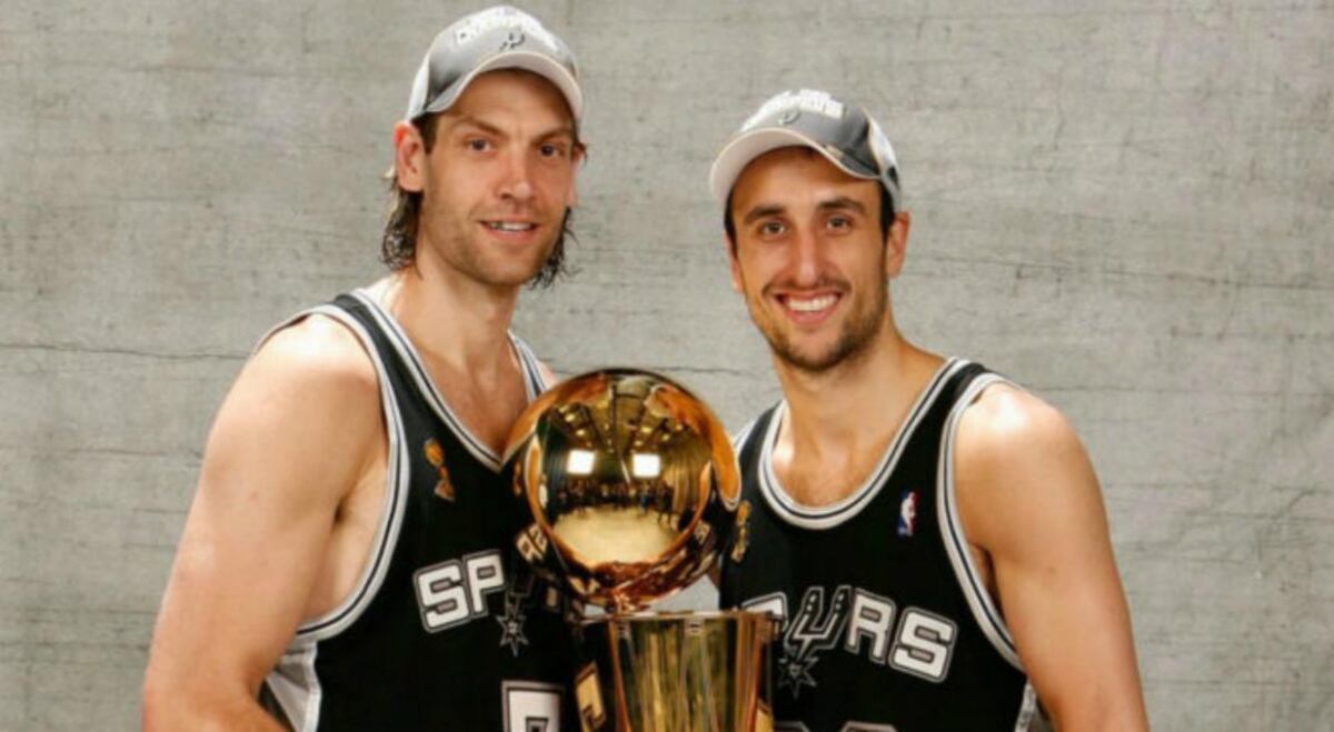 A 13 años de la histórica consagración de dos argentinos en la NBA: Oberto y Ginóbili campeones con los Spurs