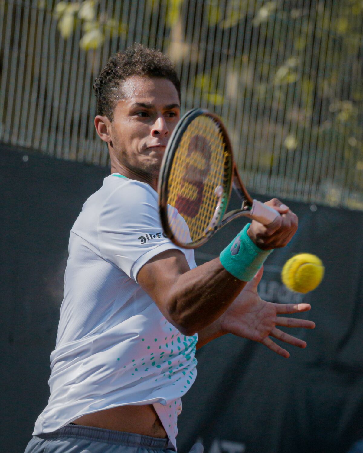 Juan Pablo Varillas es el máximo favorito a ganar el Challenger de Villa Maria y este miércoles dio el primer paso. (Prensa AAT / Omar Rasjido)