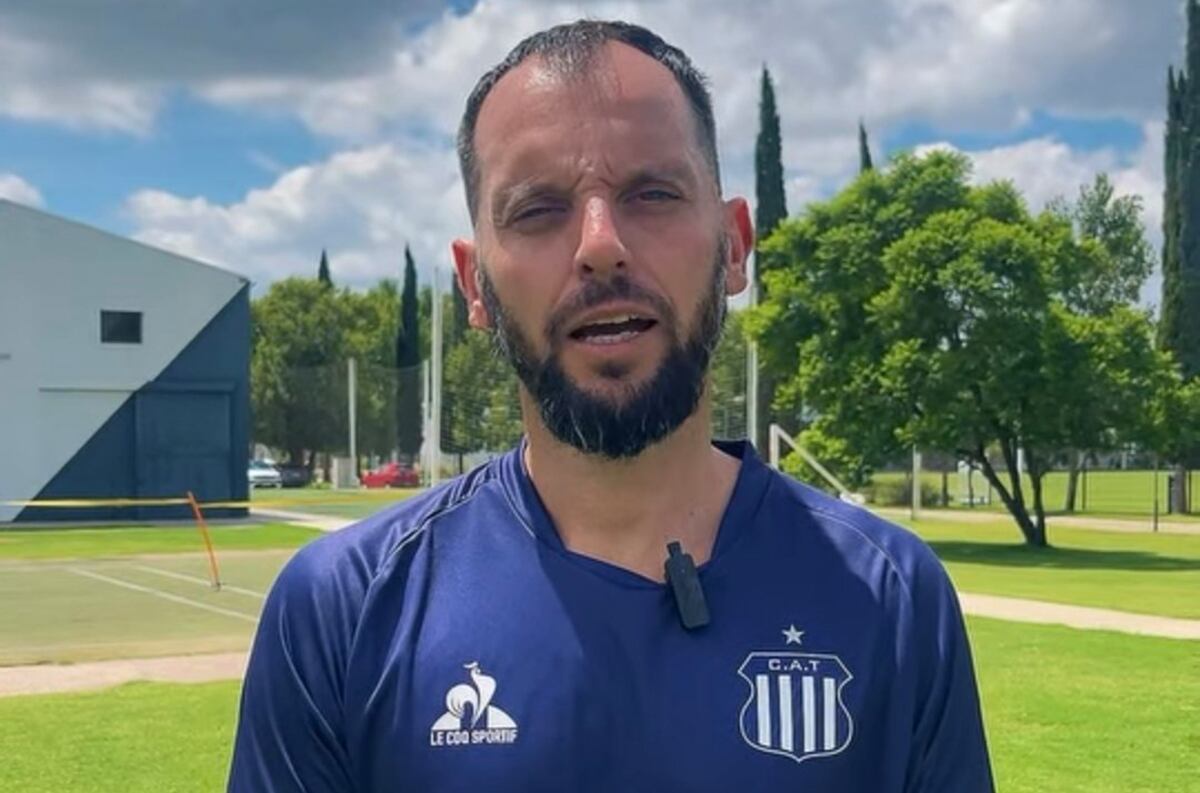 Ezequiel Videla, nuevo DT de Talleres en inferiores. (Captura).
