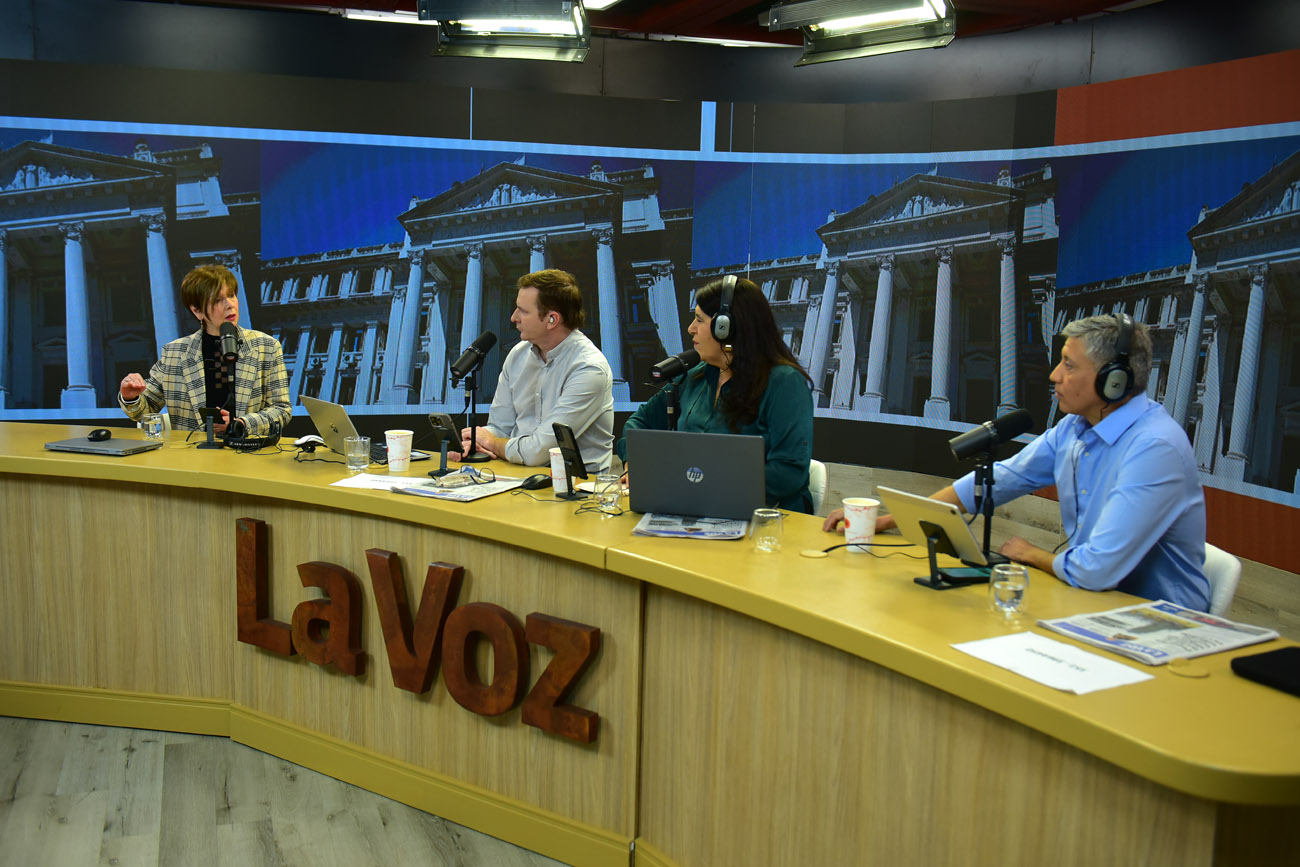 Aída Tarditti, jueza del TSJ, en el Streaming de La Voz. (Nicolás Bravo / La Voz)