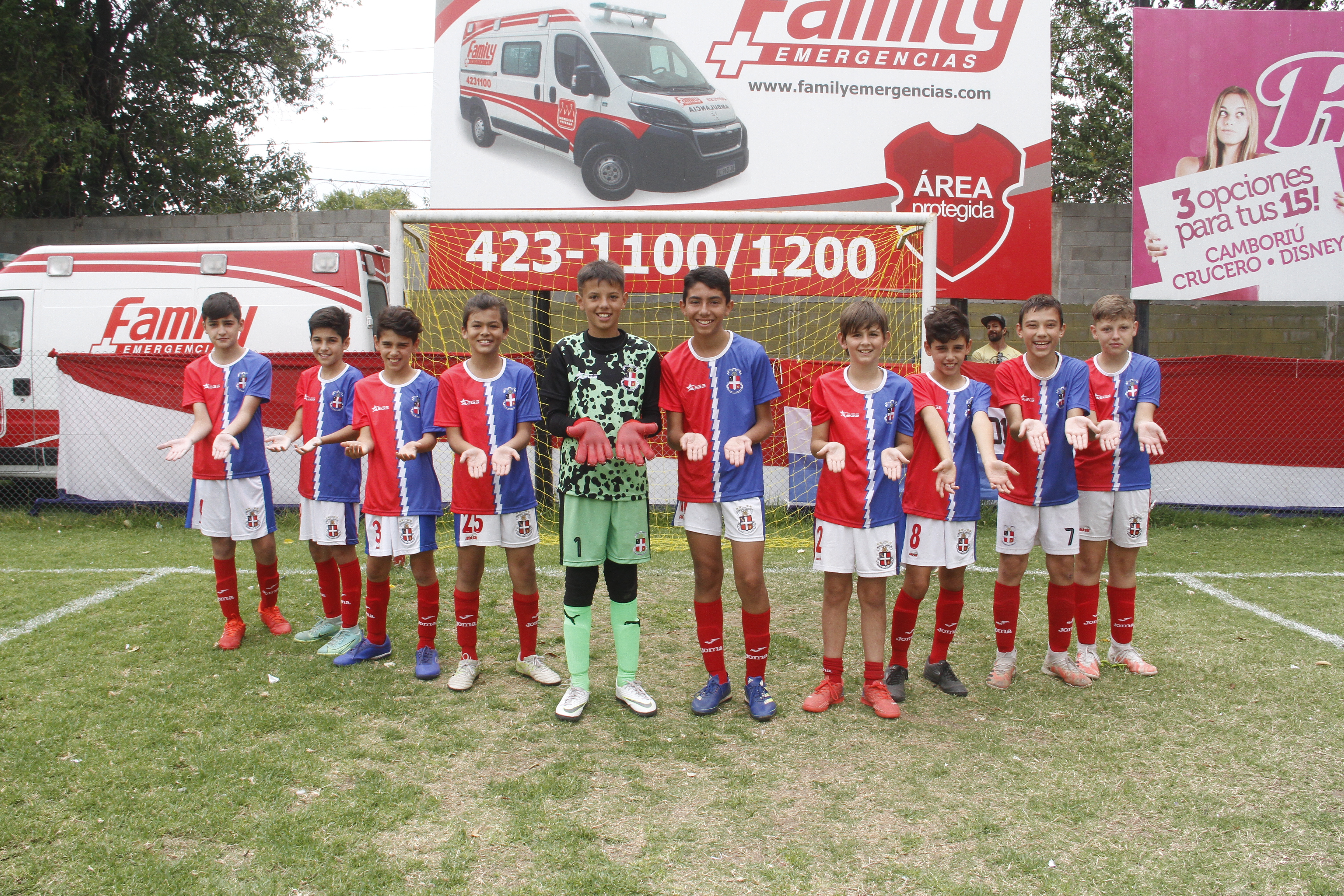 Taborín se quedó con el gran título pero además los chicos fueron distinguidos por su juego limpio (Foto: Gentileza Damián Reyna).