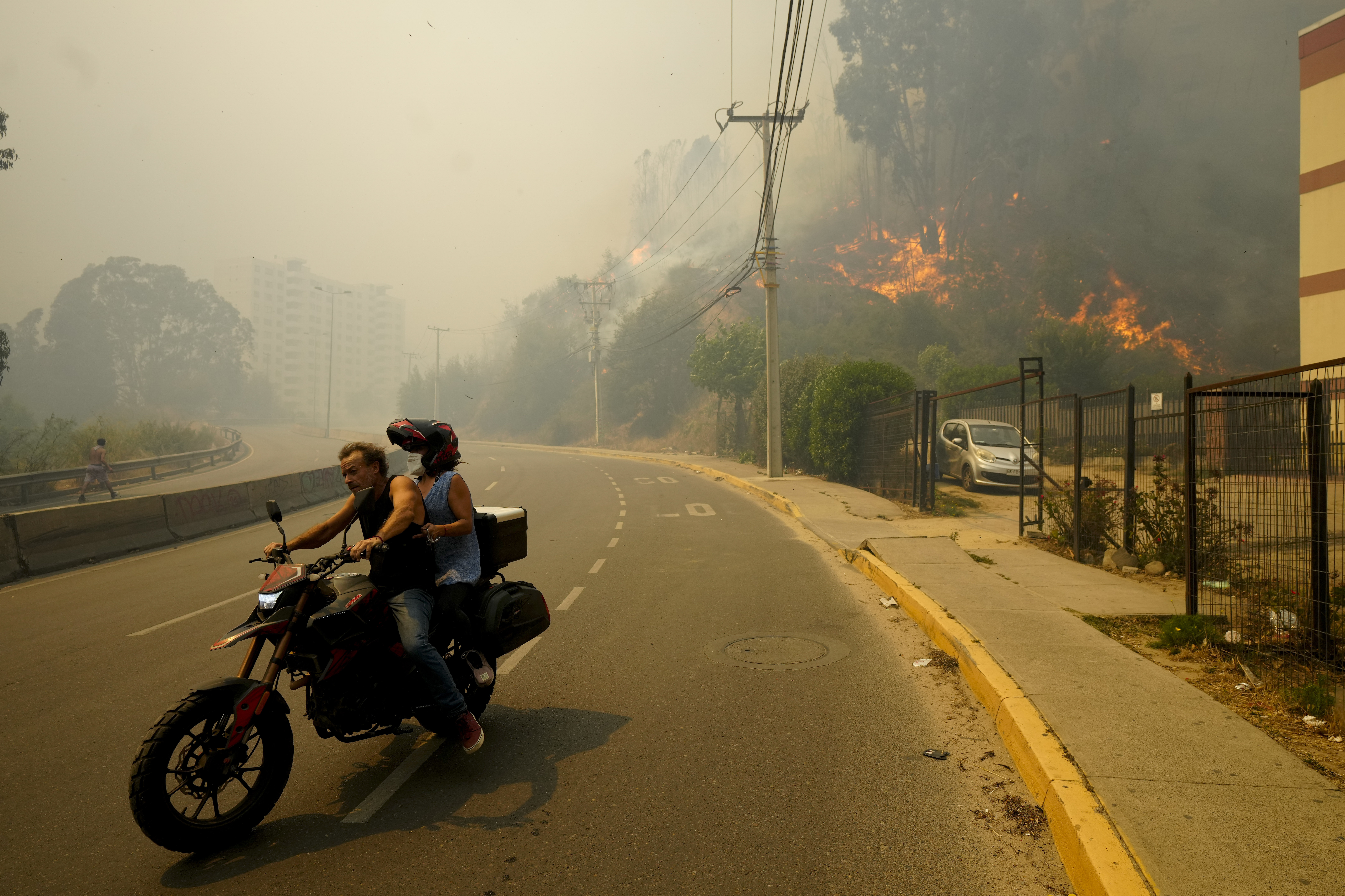 Incendios en Chile. (AP)