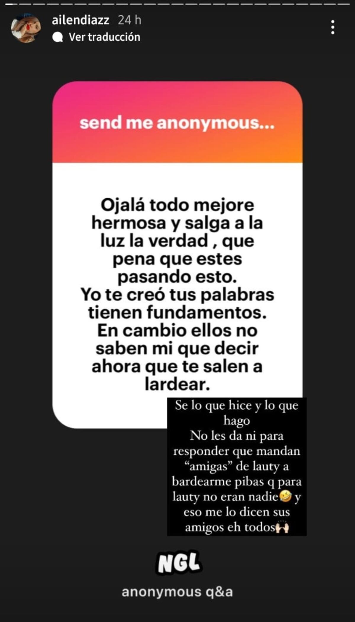 Apareció un supuesto hijo de El Noba: el descargo de la mamá (Captura de pantalla)