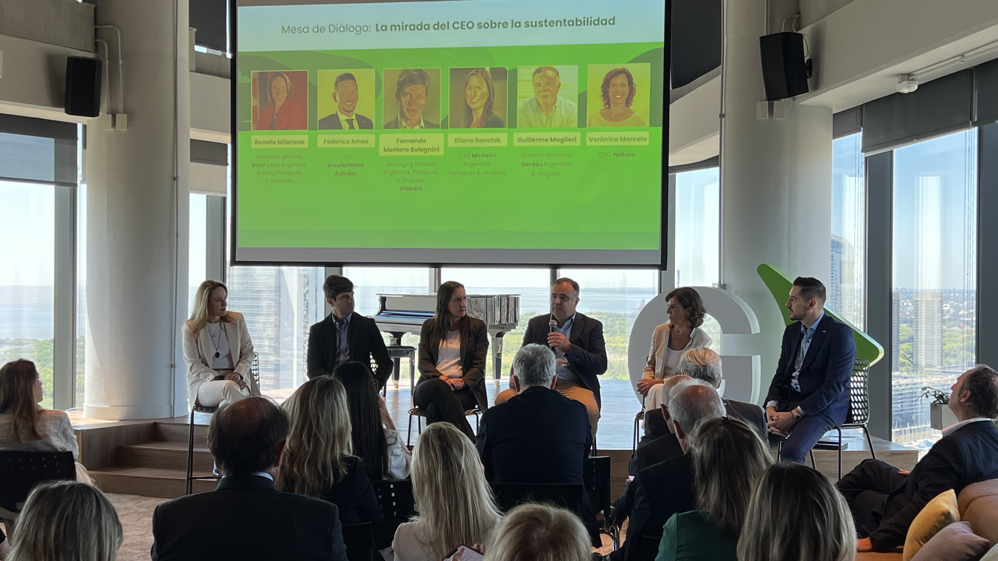 Lanzamiento del Green Hub , organizado por CAMBRAS y presentado en el Auditorio de Globant. diciembre 2024