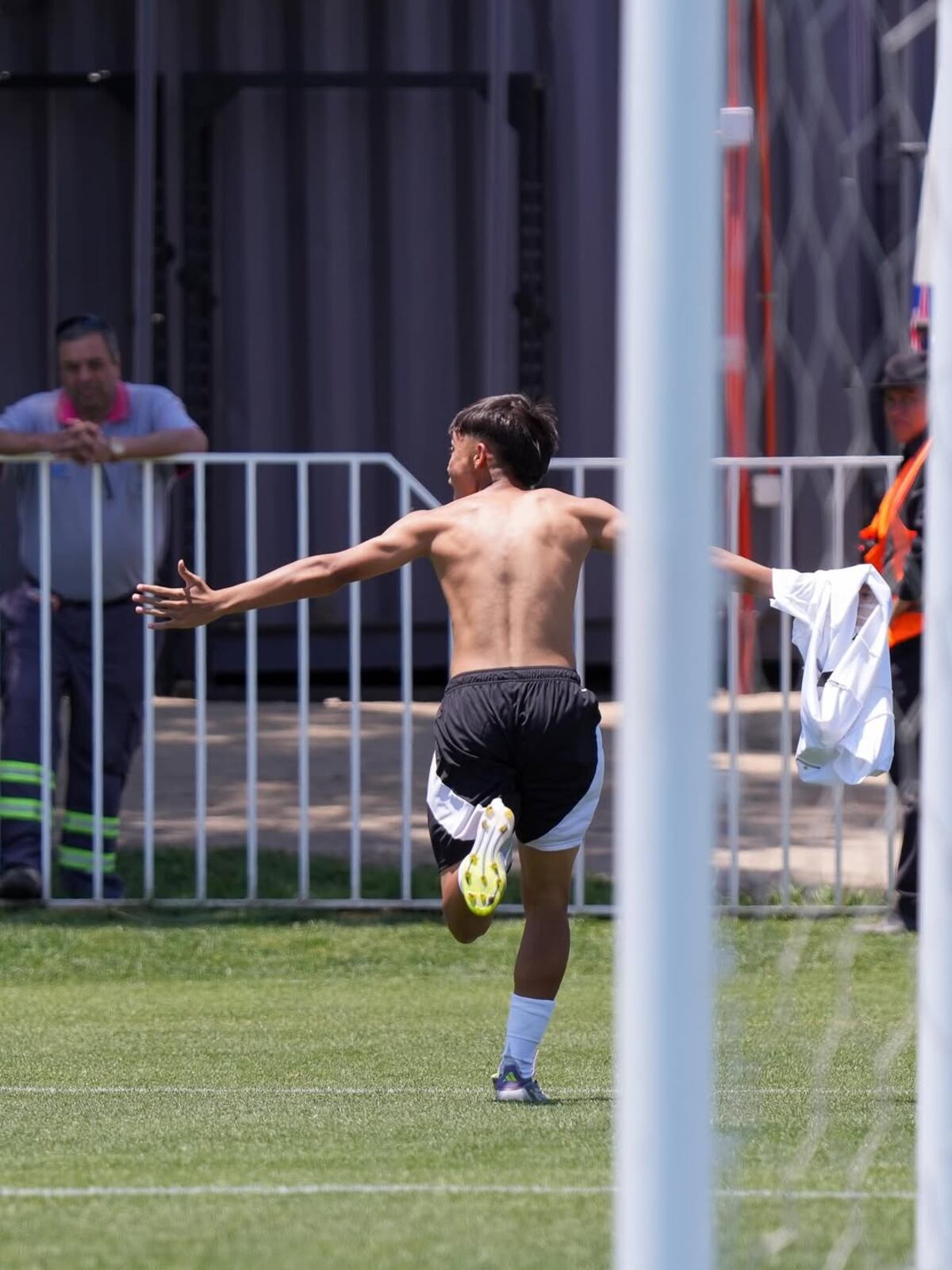 Bautista Correa, hijo de Javier, campeón con la Sub 14 de Colo Colo.  (Cristián Cona - @maxiphotografia)
