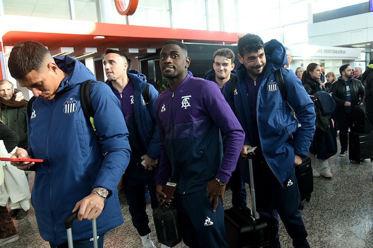 Talleres viajó a Buenos Aires con Juan Portilla, Luis Angulo, Gastón Benavídez, Matías Catalán y Valentín Depietri. (Ramiro Pereyra / La Voz)