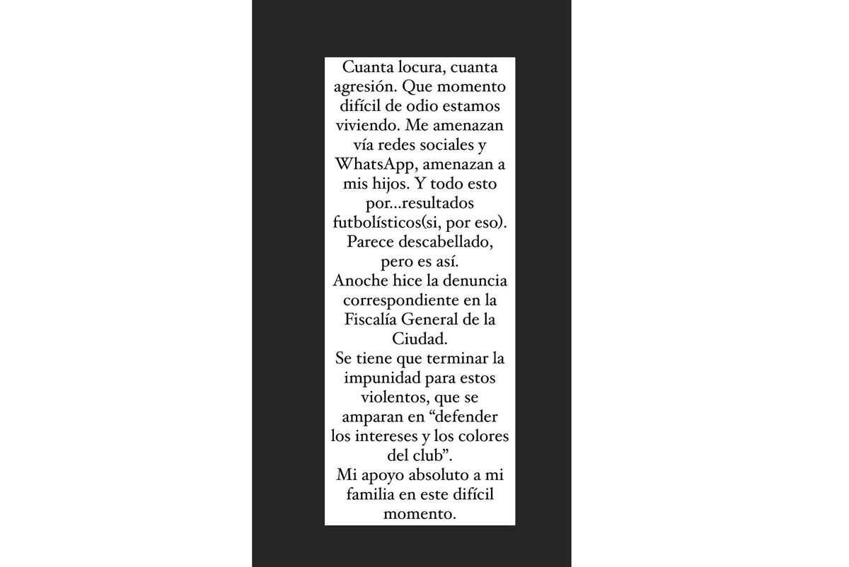 La storie compartida por Marcelo Tinelli en su Instagram.