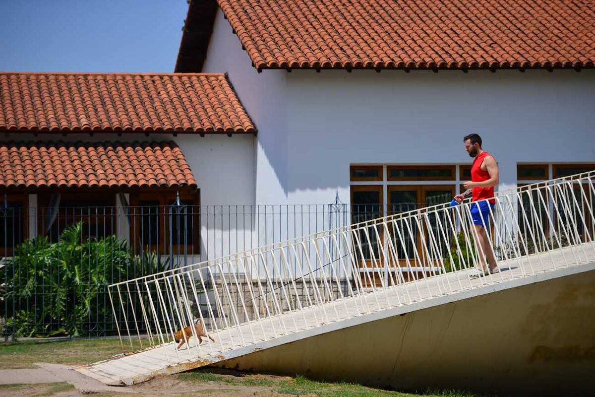 Antigua casa del gobernador en el Parque de las Tejas, en Córdoba. (Nicolás Bravo)