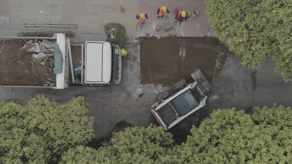 Obras para Aguas Cordobesas. (Foto: Estructuras S.A)