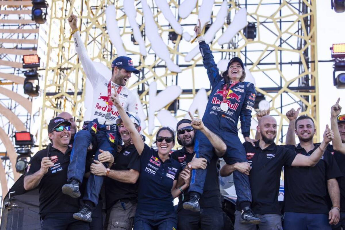 Cristina Gutiérrez hizo historia en el Dakar, al convertirse en la segunda mujer en ganar una categoría en 46 ediciones. (Dakar.com)