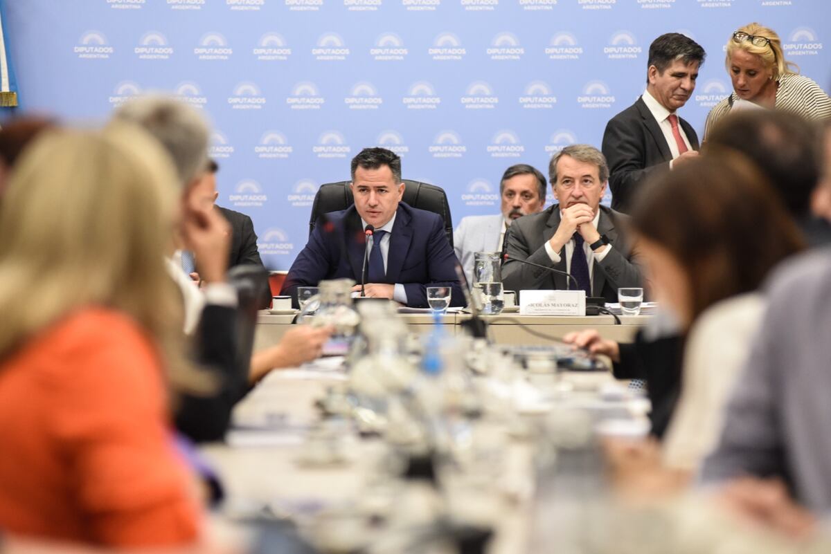La Cámara de Diputados durante el debate de la "ley ómnibus" (Foto: HCDN)