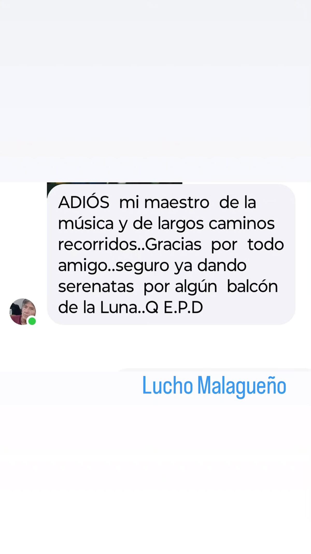El fallecimiento de Lito Soria. (Captura)