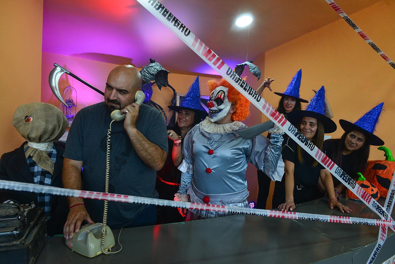 El CPC de San Vicente se viste de Halloween. (José Gabriel Hernández / La Voz).