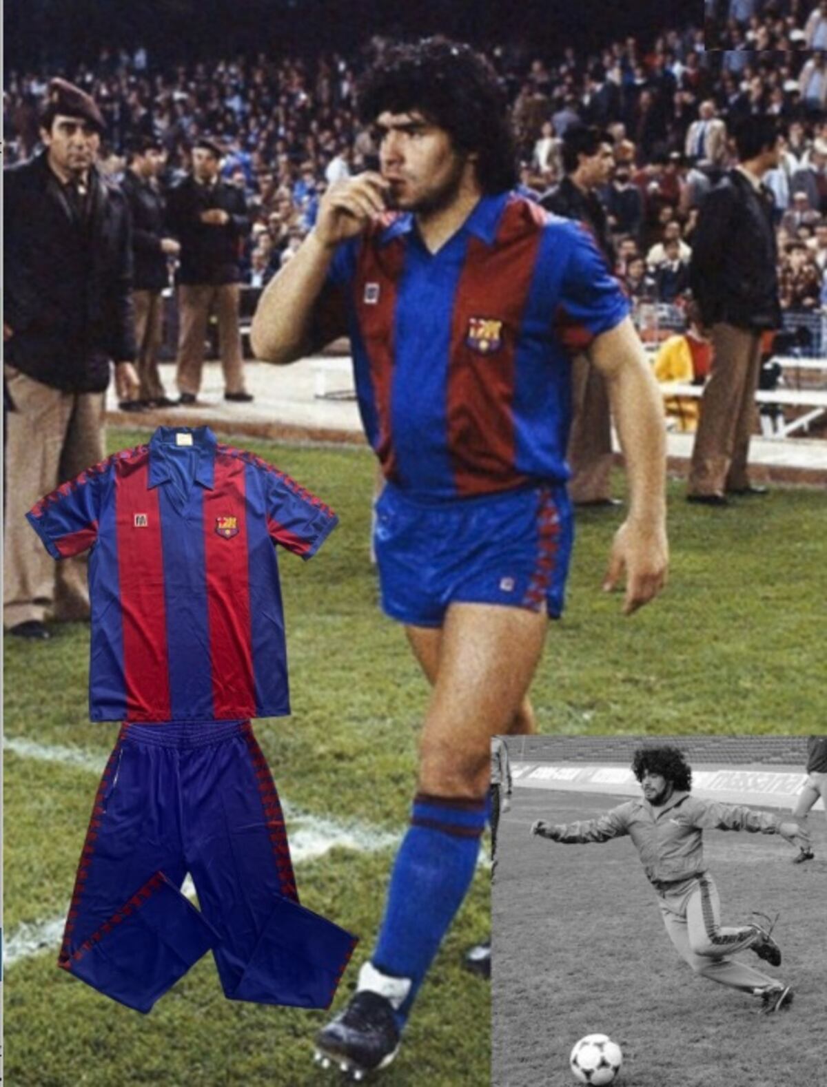 Los objetos de Maradona que salieron a subasta en un sitio de Miami.