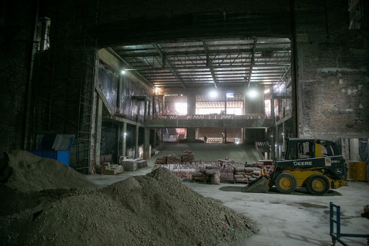 El teatro Comedia por dentro y en obras (Gentileza Municipalidad de Córdoba).