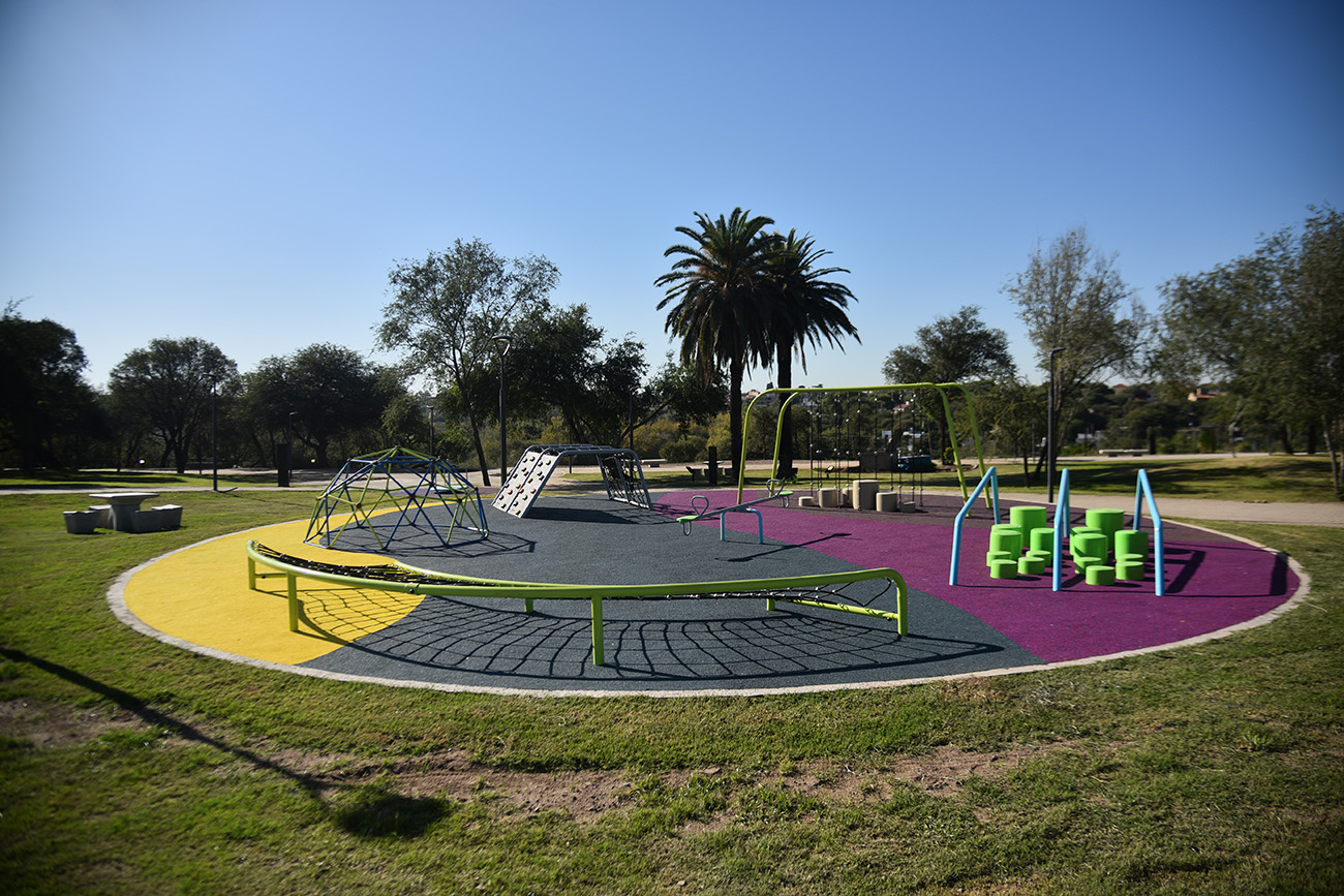 Los juegos en el parque Bustos (Pedro Castillo / La Voz).