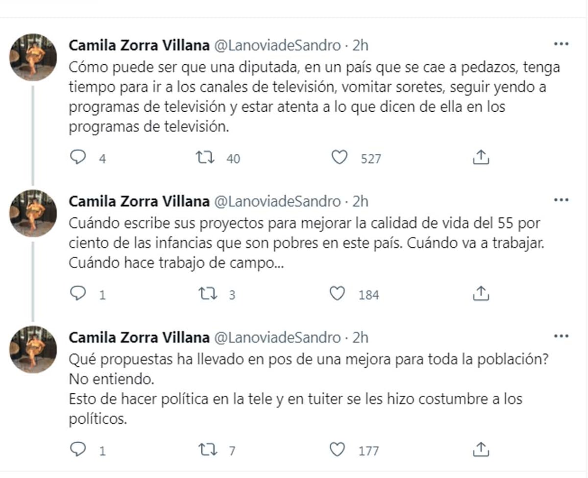 Amalia Granata y Camila Sosa Villada.