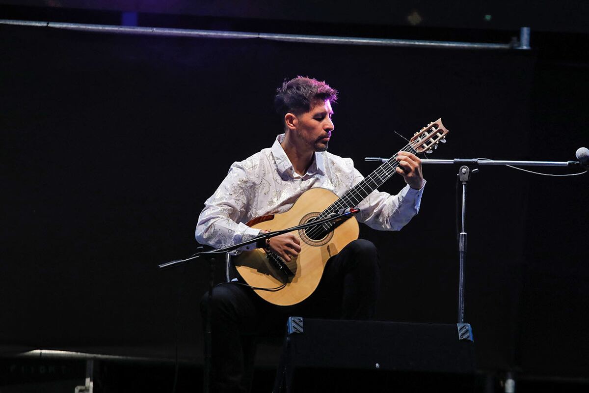 Matías Hermosilla, ganador como Solista Instrumental.